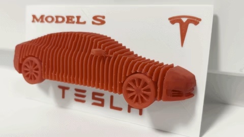 Tesla Model S Layered Model-1