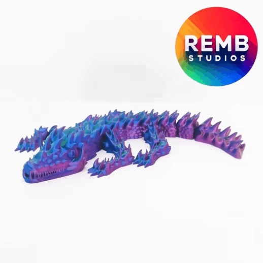 Articulated Dragon | Flexi Horn Dragon-0