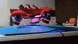 Levitating sleigh -1