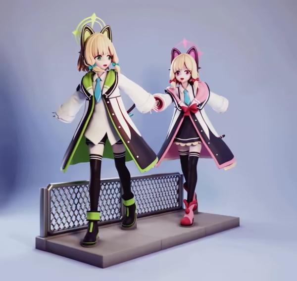 Midori And Momoi | Blue Archive