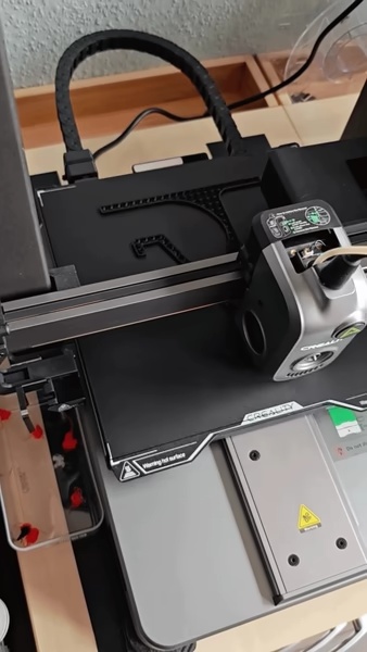 Creality Hi Heatbed cable mod with cablechain R18 10x11