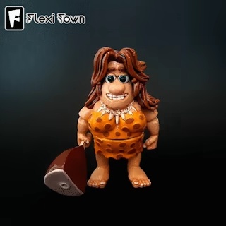 Flexi Print-in-Place Cavewoman
