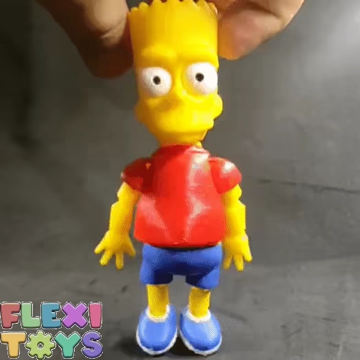 柔性一体打印巴特·辛普森同人作品