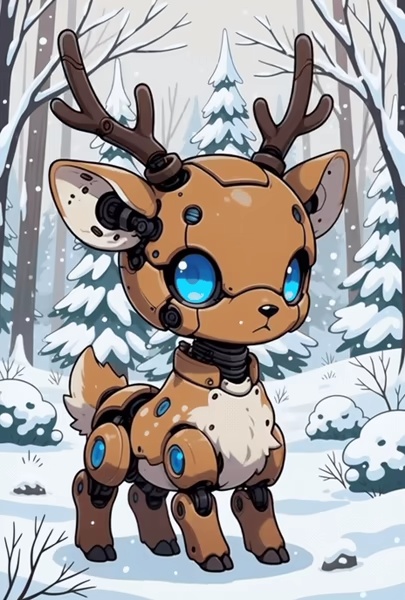 Roboter-Reh Rudi-0
