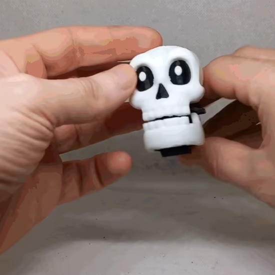 Pince à linge en forme de crâne pour Halloween
