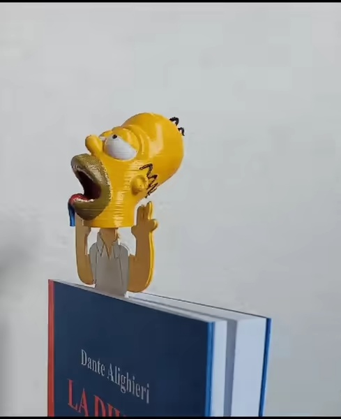 Lesezeichen Homer Simpson sabbernd