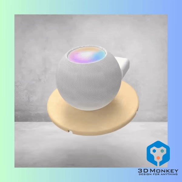 Практичная подставка-органайзер для кабелей HomePod Mini, лаконичная база для хранения кабелей питания Apple