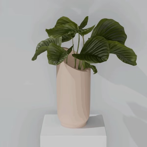 DESIGNED TILTED PLANTER