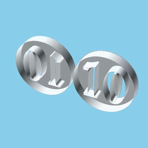 DINGBAT NEGATIV CIRCULATE NUMĂRUL ZERO, cutie cuibăritoare (v1)