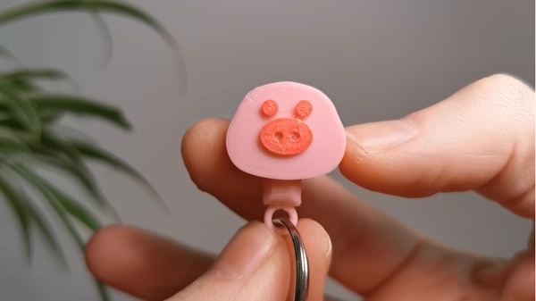 Mini Flip Schweineohren Schlüsselanhänger-0