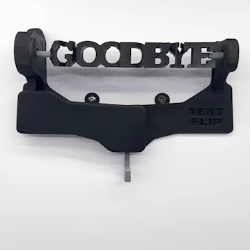 Text Flip: Key Hanger | Welcome - Goodbye |-1