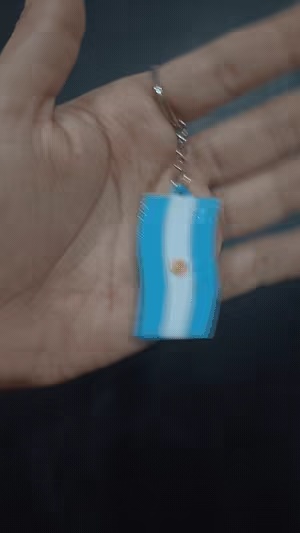 アルゼンチン国旗キーホルダー