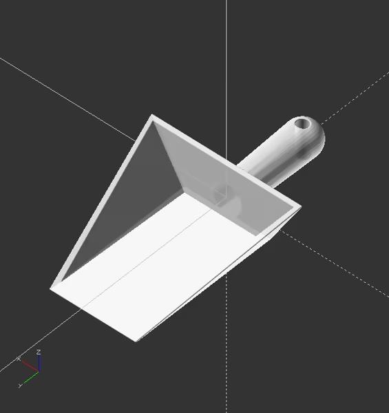 Very small gardening shovel v6-0
