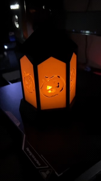 Lámpara de vela de Halloween