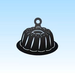 Keychain Kougelhopf kouglof Elsass