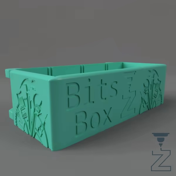 Bits Box - デスク取り付け式便利収納ボックス + 仕切り板