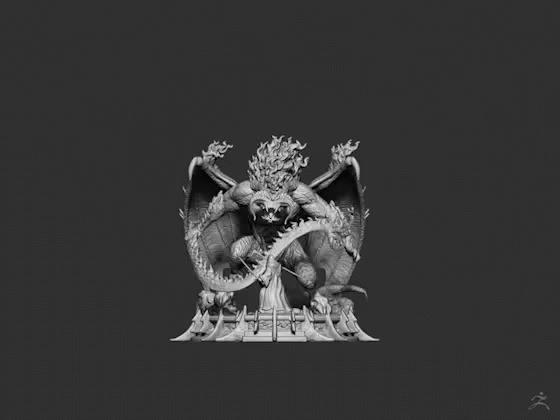 Diorama Balrog vs Gandalf