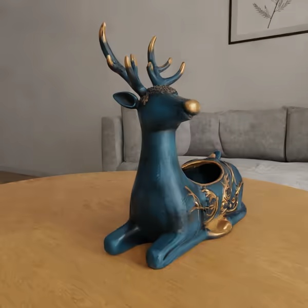 deer planter - vase - urn - candy dish - candle holder 1