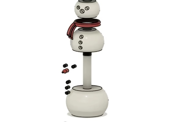 Modular Snowman Decoration-2