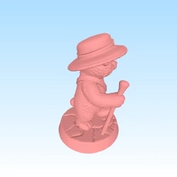 teddy bear noob adventurer for dungeon crawl and adventures