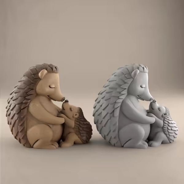 Cute Hedgehog 3D Model for Home Décor and Gifts