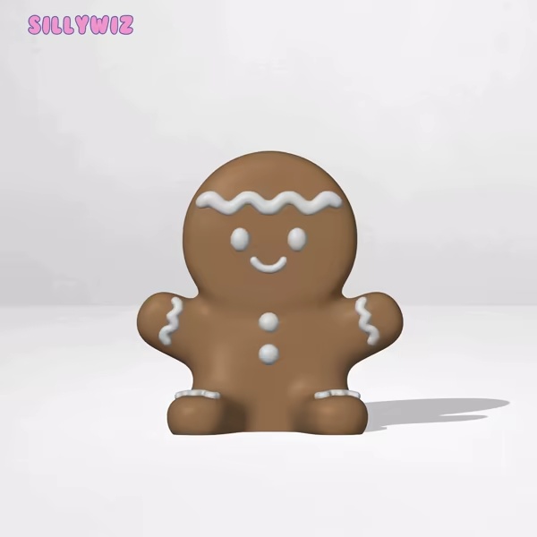 Cute Gingerbread Cookie Man-1