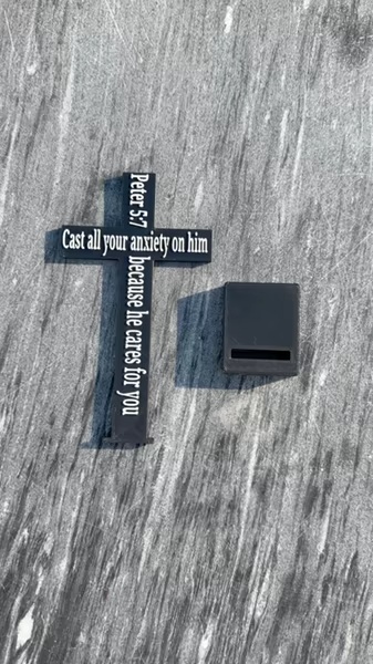 Cross with Display Stand (peter 5:7)-4
