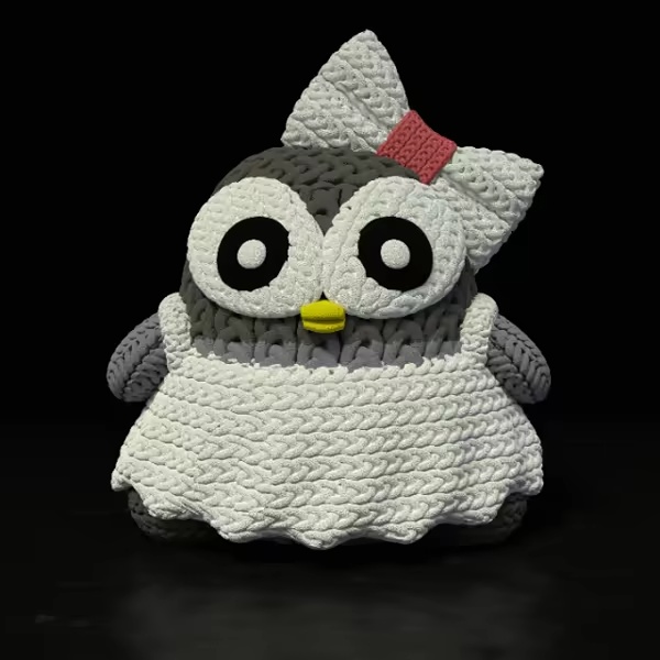 Pombo em tricô (fofo)