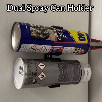 Dual Spray Can Holder