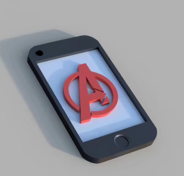 Avenger Mobile Key chain ! Super Hero-0