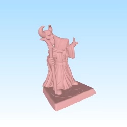 Warlock  figurine for tabletop like hero quest DnD DSA