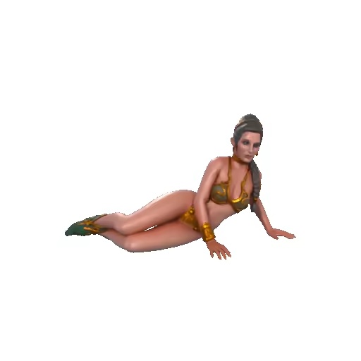 Princess Leia enslaved by Jabba