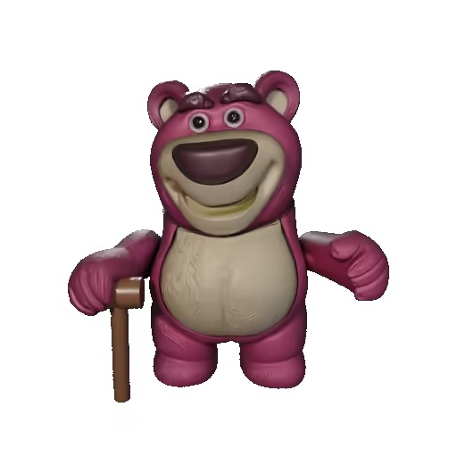 Figura adorable de Lotso oso Toy Story 3D multicolor