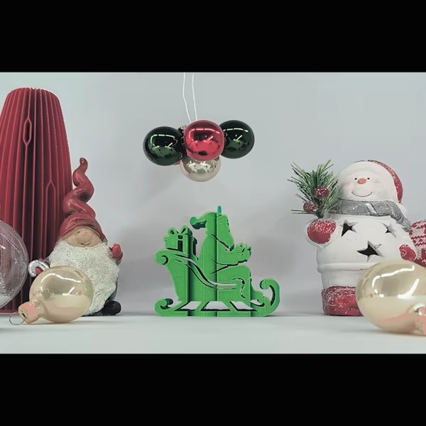 Text Flip - 2026 Santa Sleigh