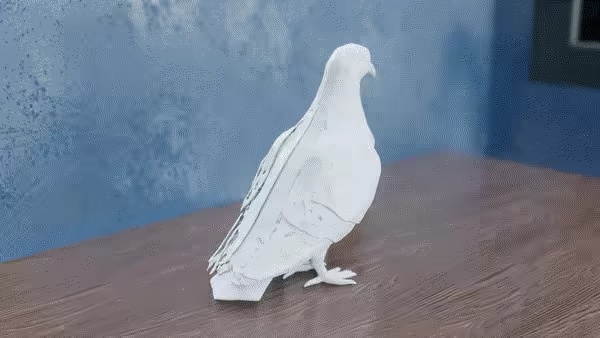 Low Poly Pigeon