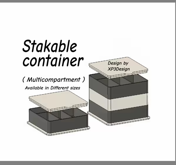 stackable container box