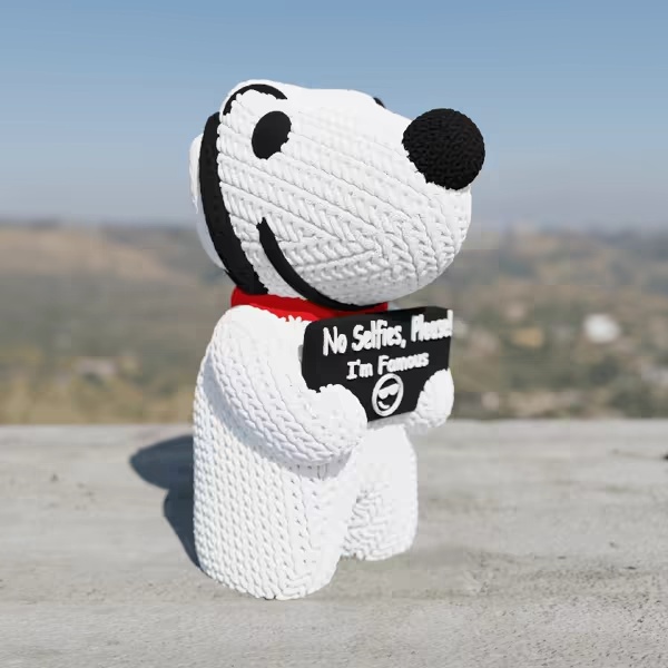 knitted Snoopy  (cute)