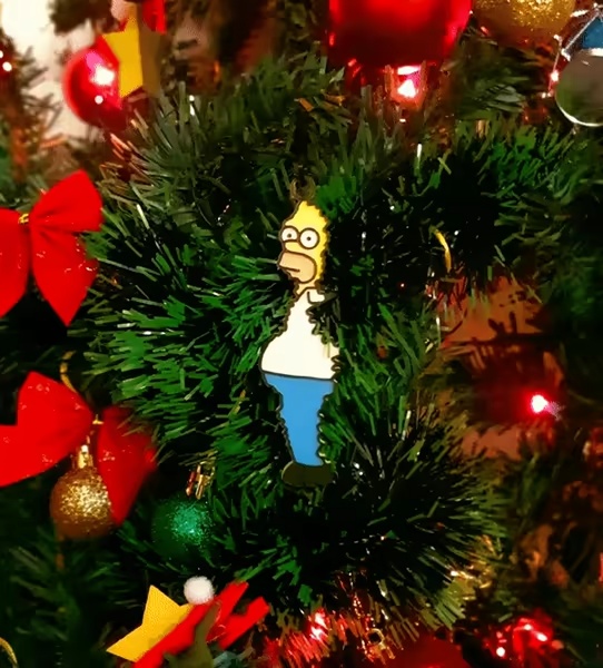 Adorno para el árbol Bush Homer