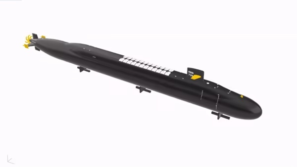 Submarine USS OHIO SSBN 726 - 1/350 High Quality