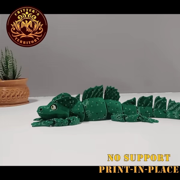 FLEXI BASILISCUS LIZARD | NO-SUPPORT CUTE ARTICULATE-0