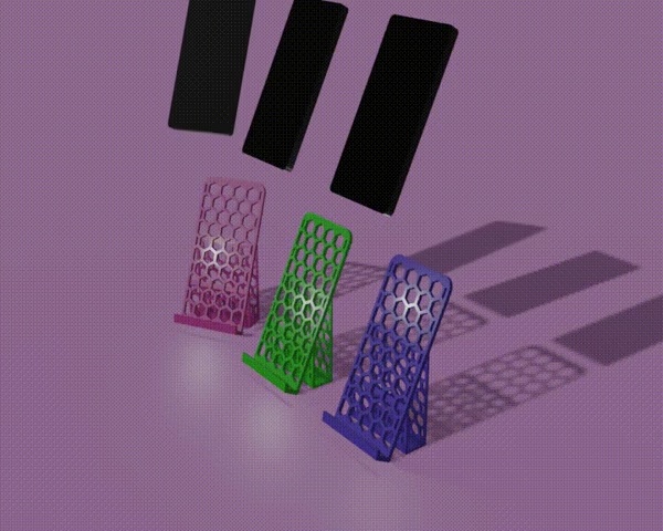 Hexagon mobile holder (no support needed)-3
