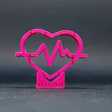 Text Flip - Heart Pulse-0