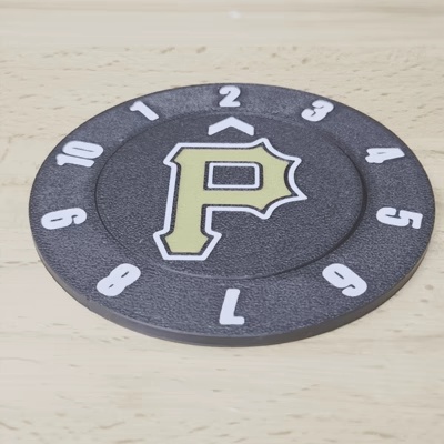 Posavasos Contador de Bebidas de los Piratas de Pittsburgh (Monocolor+Multicolor)