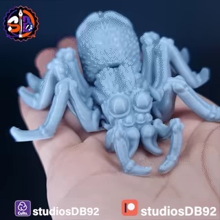 ARAÑA FLEXIBLE - HALLOWEEN 3MF Y STL