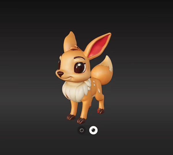 Gestileerde Eevee