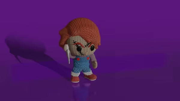 Crochet Chucky painted 3mf-0