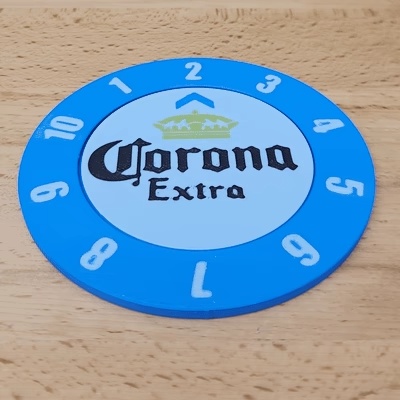 CORONA EXTRA DRANKTELLER ONDERZETTER (ENKEL+MULTIKLEUR)
