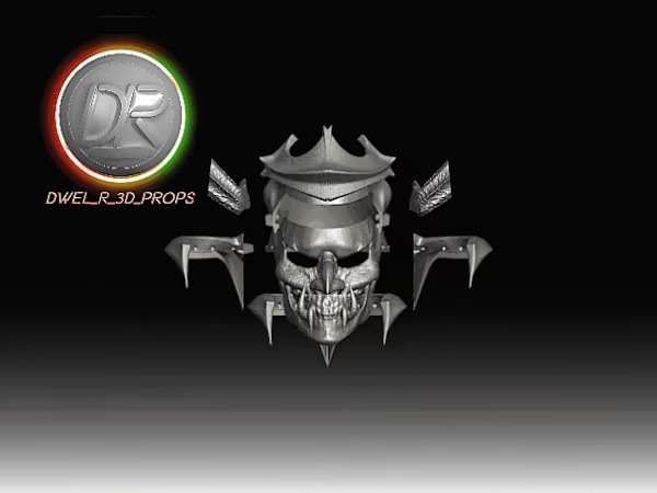 Joker Samurai Helmet -3