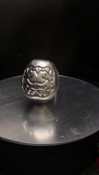 Anello Teschio che Morde