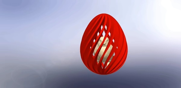 An egg with a chick inside-0